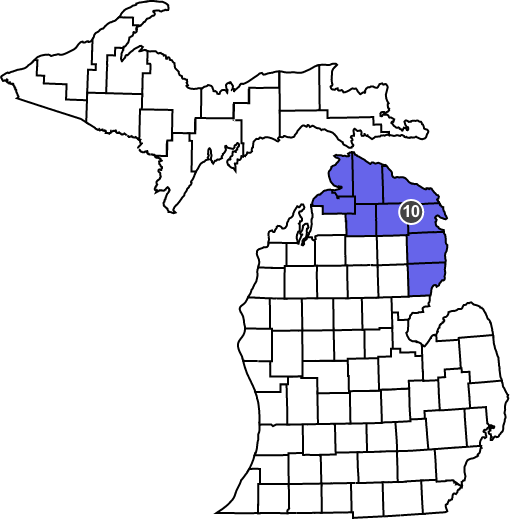 MAF Michigan Map