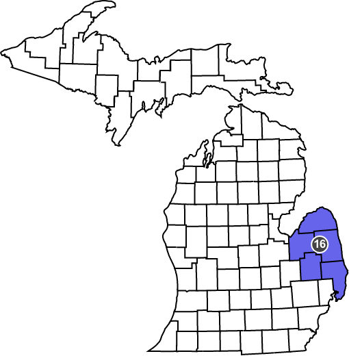 MAF Michigan Map