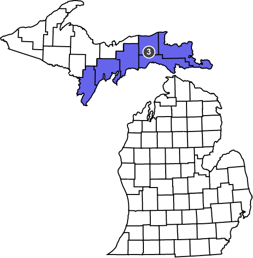 MAF Michigan Map