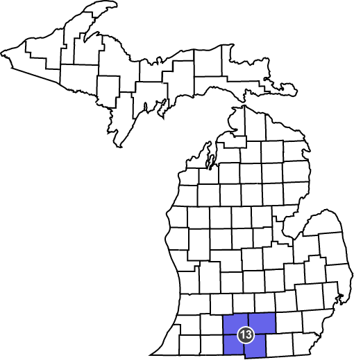 MAF Michigan Map