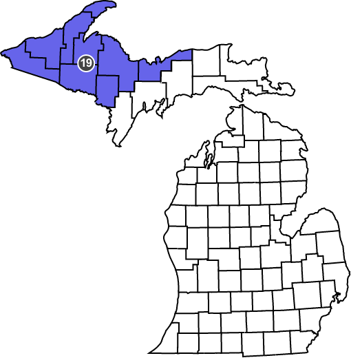 MAF Michigan Map