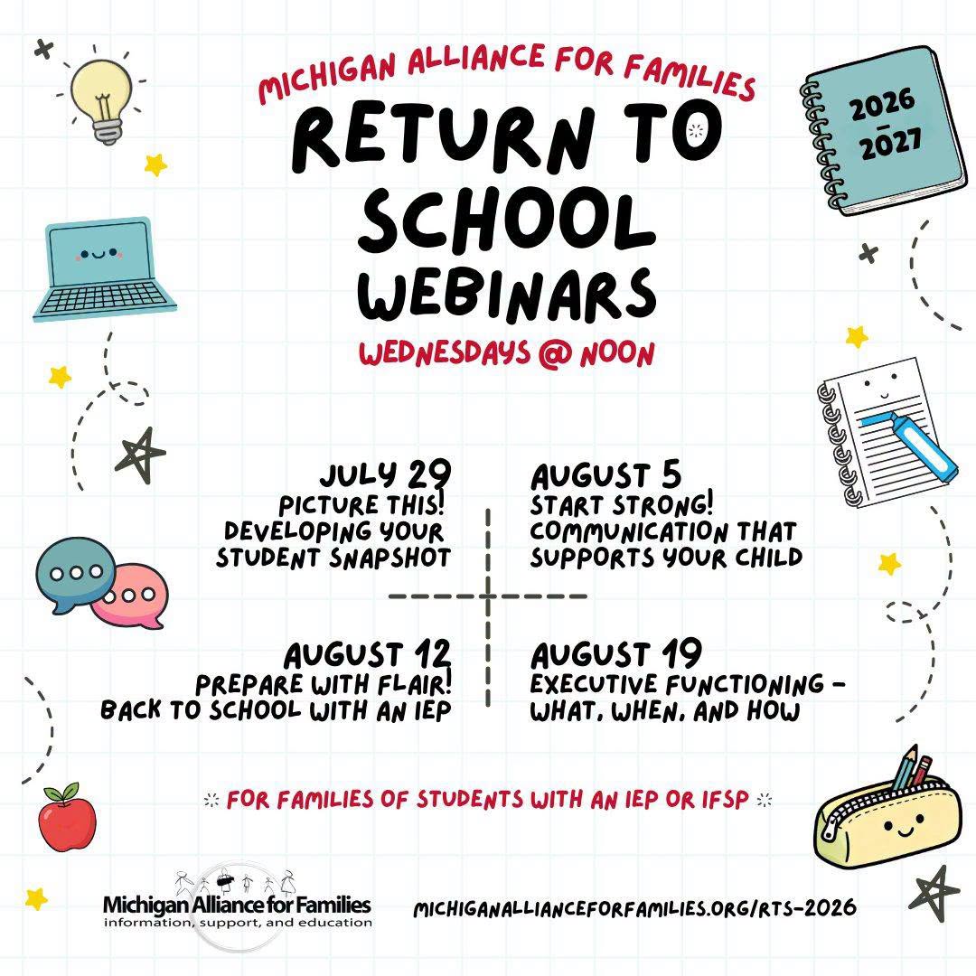 graphic return to school webinars list for 2026